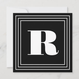 3 monogramme de cadre   Noir et blanc