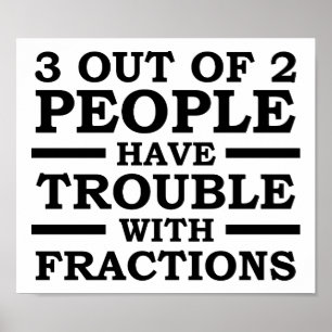 3 personnes sur 2 Poster drôle