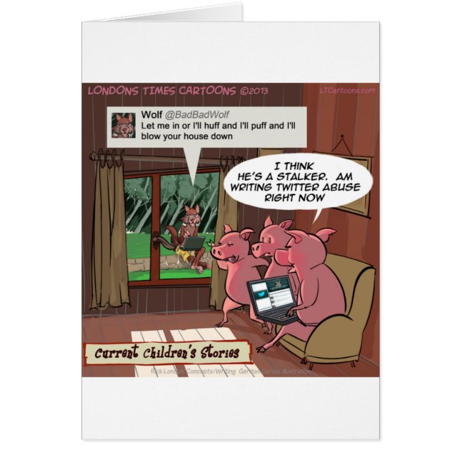 3 Petits Cochons au Fait des Médias Sociaux (Devant)