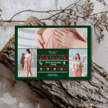 3 Photo Nous nous attendons à une Faire-part de gr<br><div class="desc">Partagez vos nouvelles joyeuses avec une touche de charme festif grâce à notre Faire-part Photo Christmas Pregnancy. Cette carte ravissante comporte une photo personnelle, magnifiquement encadrée pour présenter votre famille grandissante. Le design intègre des éléments festifs comme les arbres de Noël, les flocons de neige ou les accents de vacances,...</div>