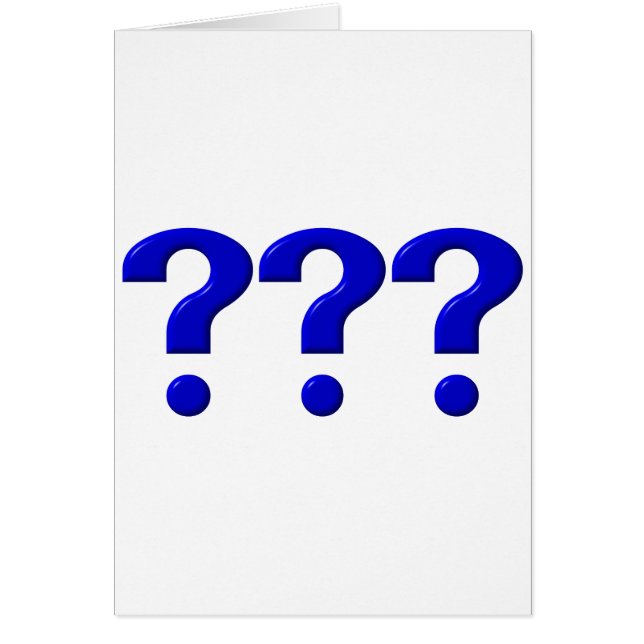3 Points de question (Devant)