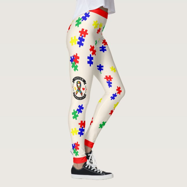 # 3 Sensibilisation à l'autisme - Leggings (Droite)