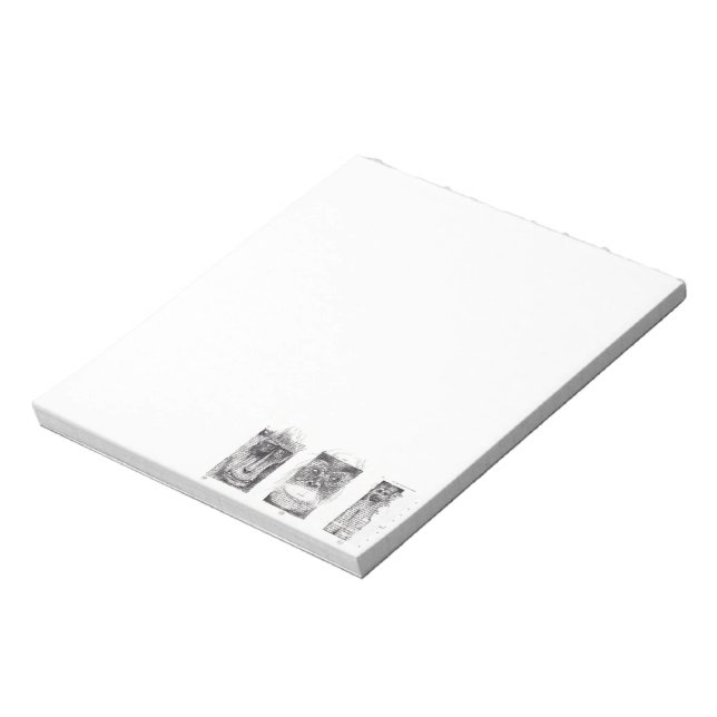 3 singes Chinois Nouvel An Bloc-notes Zodiac (Tourné)