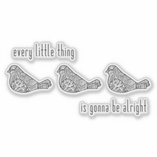 3 Sticker pour petits oiseaux