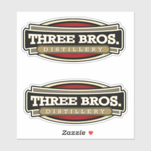 3 Stickers Distillerie Bros
