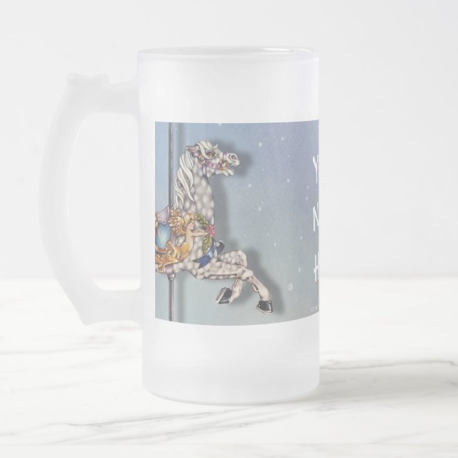 3 tasses givrées par chevaux de carrousel (Gauche)