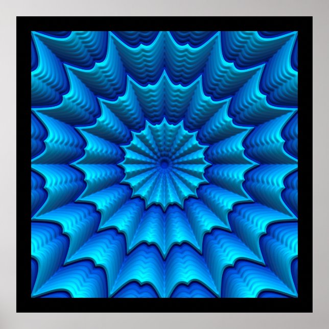 3D Abstract Art 4-8 Image Options Posters (Devant)