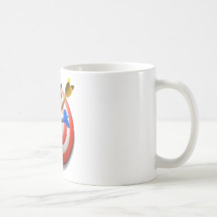 3D darde la tasse de café de boudine