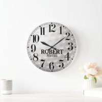 3D | Golf Ball Golfeur Grande horloge