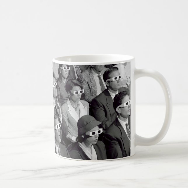 3D Movie People Theatre Photo Mug Coffee Mug Cup (Droite)