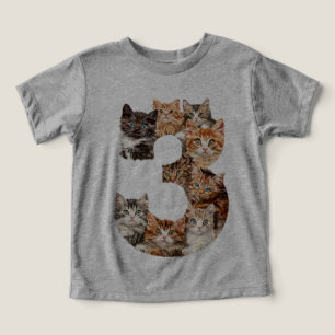 3e anniversaire Kittens Chats Thème 3 ans Enfants
