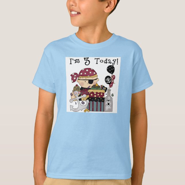 3e anniversaire Pirate Tshirts et cadeaux (Devant)