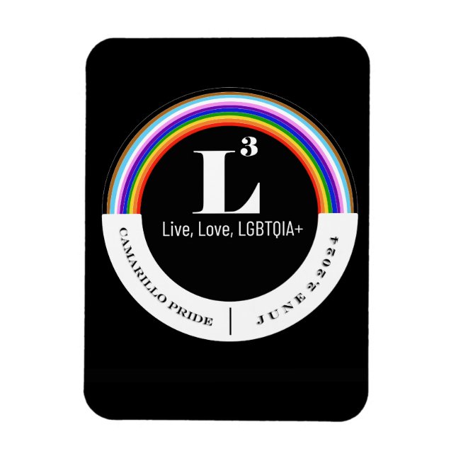 3e Magnet annuel de la Fierté de Camarillo (Vertical)