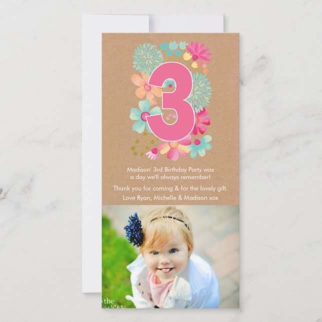 3ème carte photo de Merci du numéro 3 (Devant)