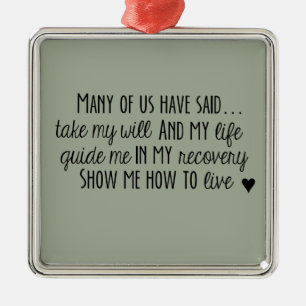 3ème ornement de prière d'étape de narcotiques