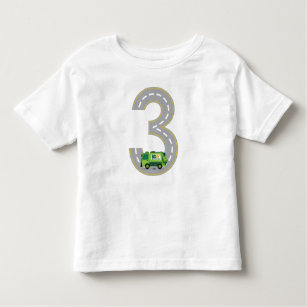 T Shirts Anniversaire Camion Originaux Personnalisables Zazzle Fr