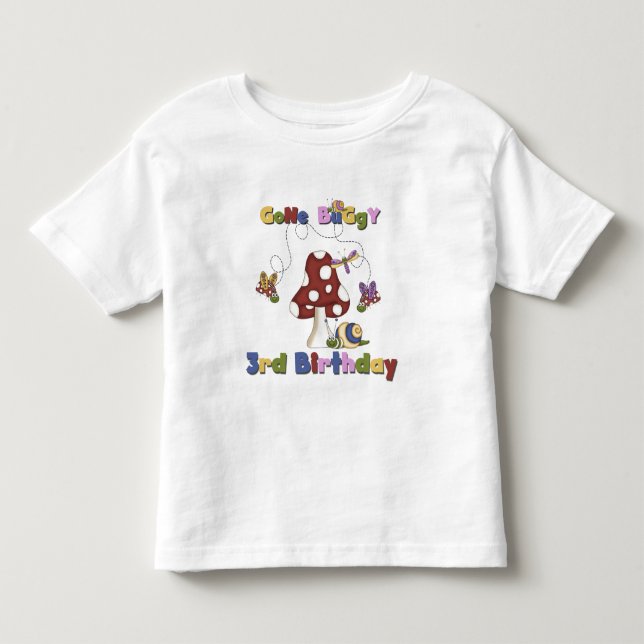 3ème T-shirts et cadeaux d'anniversaire d'insecte (Devant)