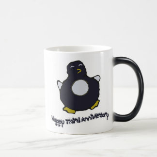 3ème Tasse de pingouin d'anniversaire