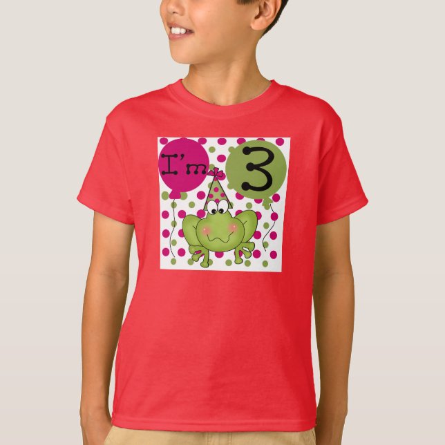3èmes T-shirts et cadeaux d'anniversaire de (Devant)