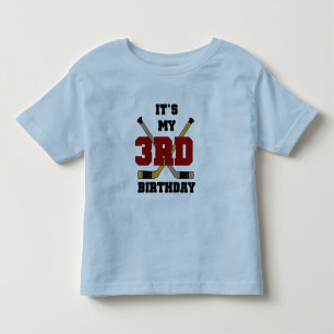 3èmes T-shirts et cadeaux d'anniversaire d'hockey