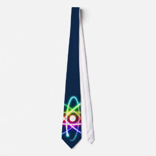 (3h04 s) atome rougeoyant coloré - cravate
