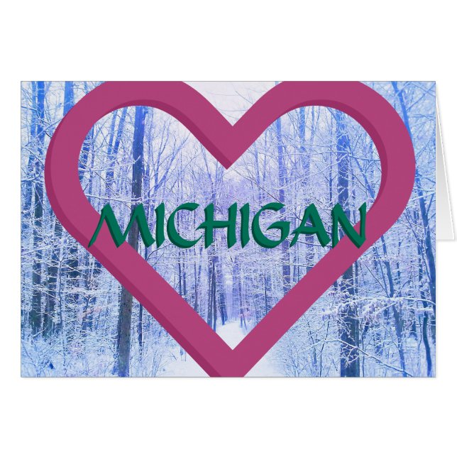 3MICHIGAN HEART WOODS HIVER (Devant Horizontal)