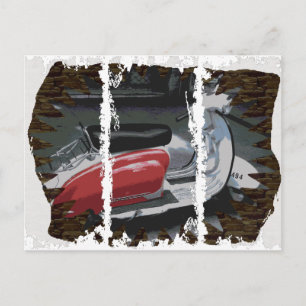 3Tall sale enferme dans une boîte la carte postale