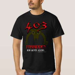 403 T-shirt interdit
