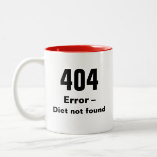 404 erreur - tasse non trouvée de régime