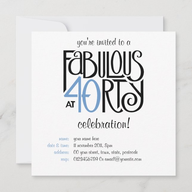 40 Black blue Invitation (Devant)