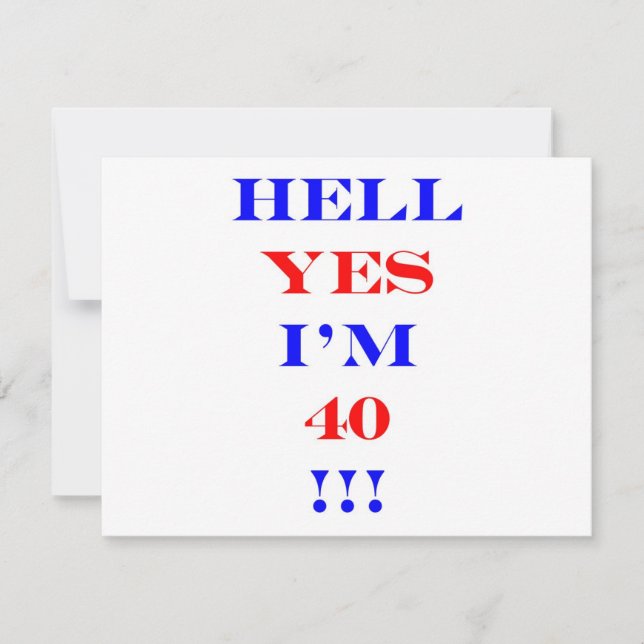 40 Enfer oui (Devant)