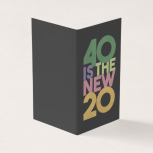 40 est la nouvelle carte essentielle 20 - 40e anni