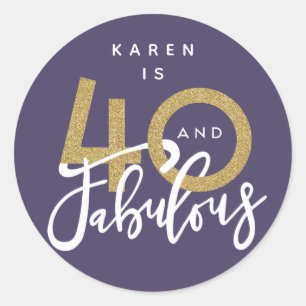 40 et autocollants fabuleux