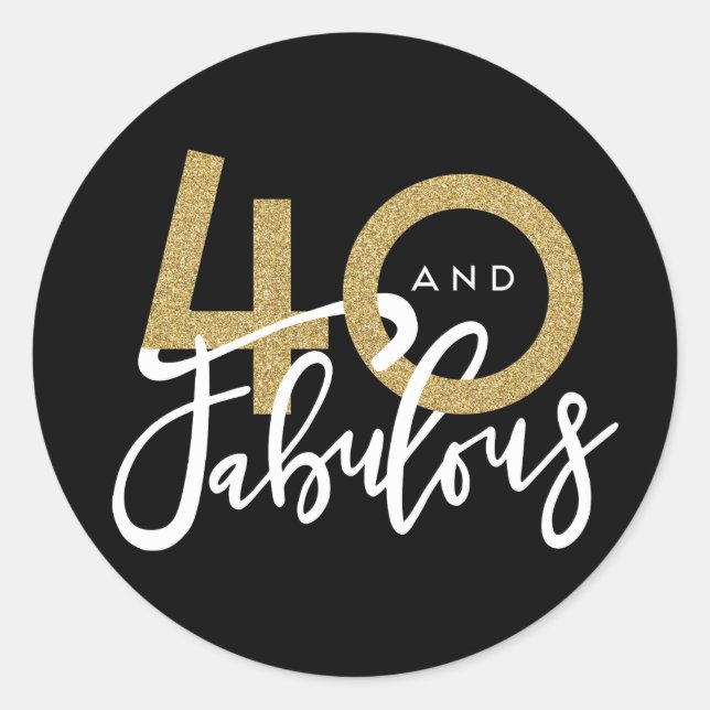 40 et autocollants fabuleux (Devant)