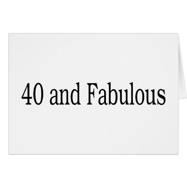 40 et fabuleux (Devant horizontal)