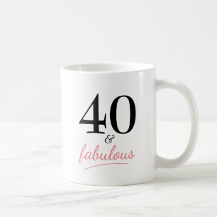 40 et fabuleux 40e anniversaire Gift Mug