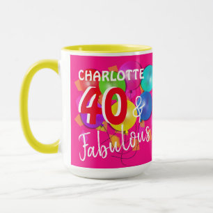 40 Et Fabuleux Amusant Anniversaire Mug
