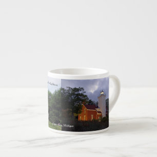 40 Mile Point Lighthouse 2 pict espresso mug
