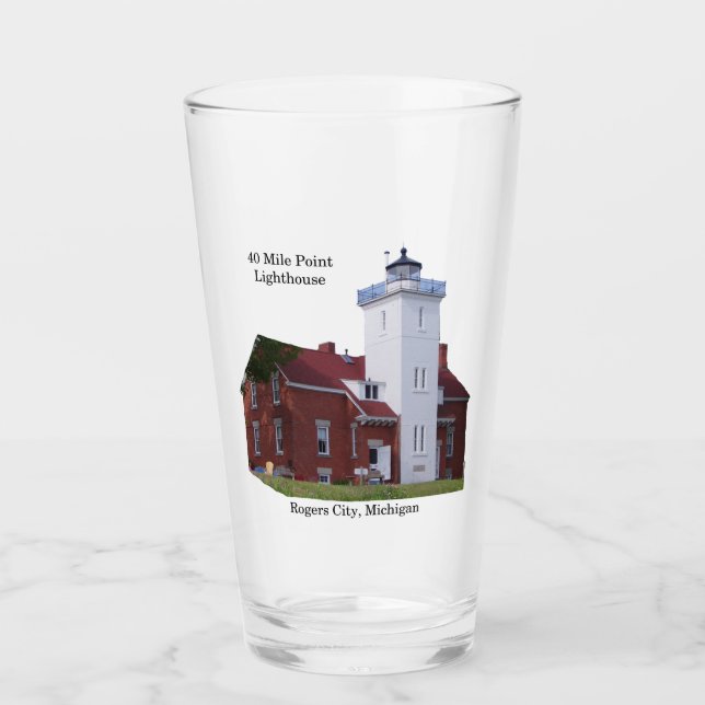 40 Mile Point Lighthouse verre (Devant)