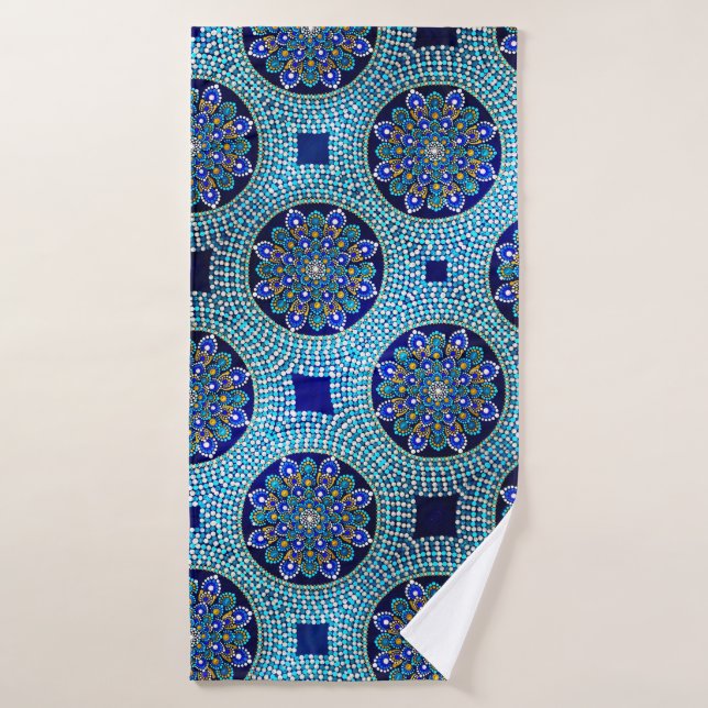 40 Serviettes Royal Blue Bath (Serviette de bain)