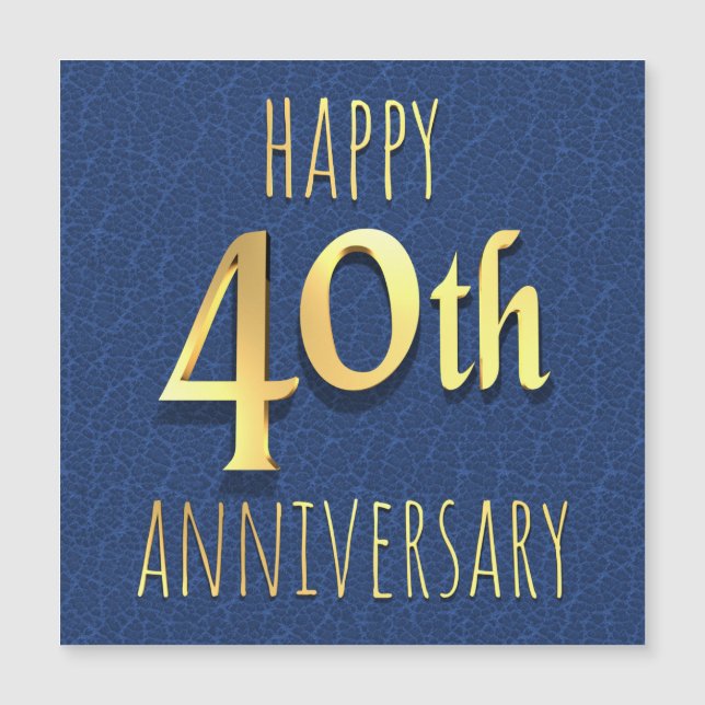 40e anniversaire (Devant)