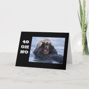 **40E ANNIVERSAIRE** CARTE HUMOUR ANNIVERSAIRE