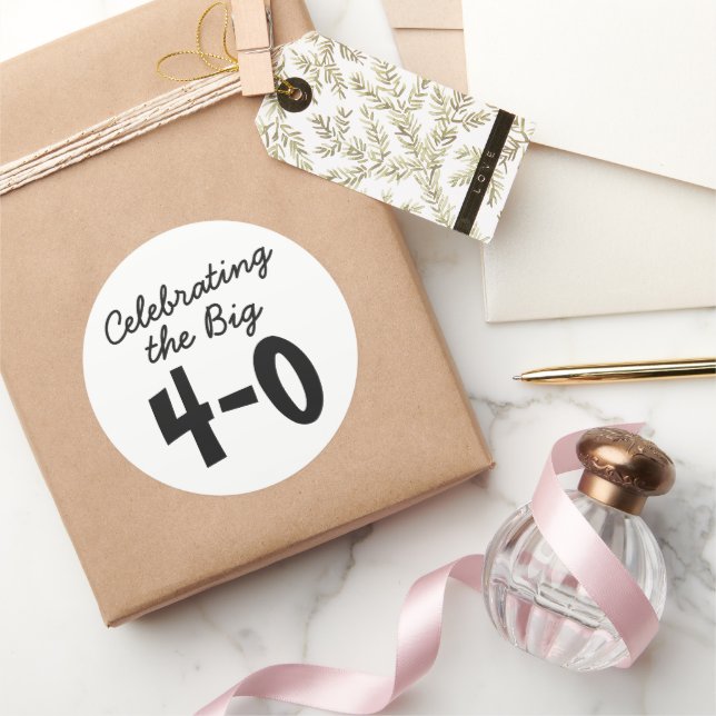 40e anniversaire - Célébration du Big 40e Stickers (Cadeaux)