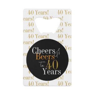 40e anniversaire Cheers et bières Black Gold Moder