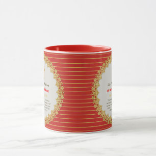 40e anniversaire d'ordination RUBY MUG - TOUTE CLE