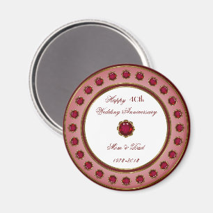 40e anniversaire du Mariage Magnet