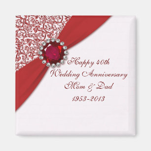 40e anniversaire du Mariage Magnet