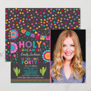 40e anniversaire Fiesta Invitation Saint Guacamole