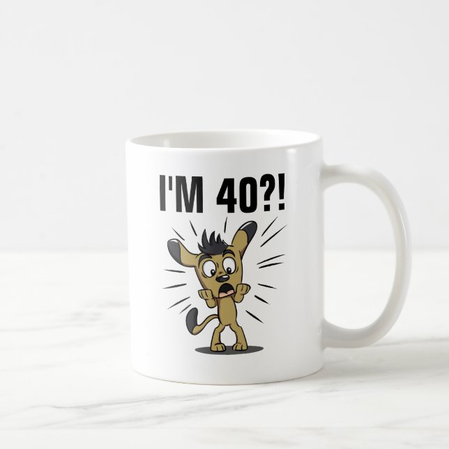 40e anniversaire Funny Coffee Mugs (Droite)