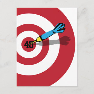 40e anniversaire - Invitation à Bullseye cible